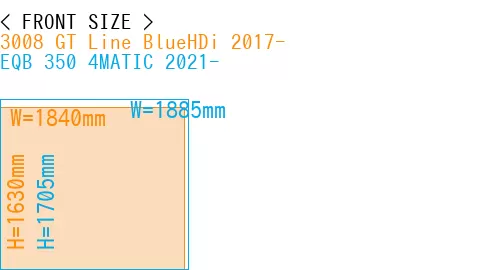 #3008 GT Line BlueHDi 2017- + EQB 350 4MATIC 2021-